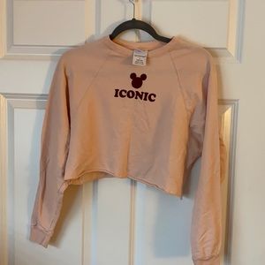 Cropped Mickey Long-Sleeve